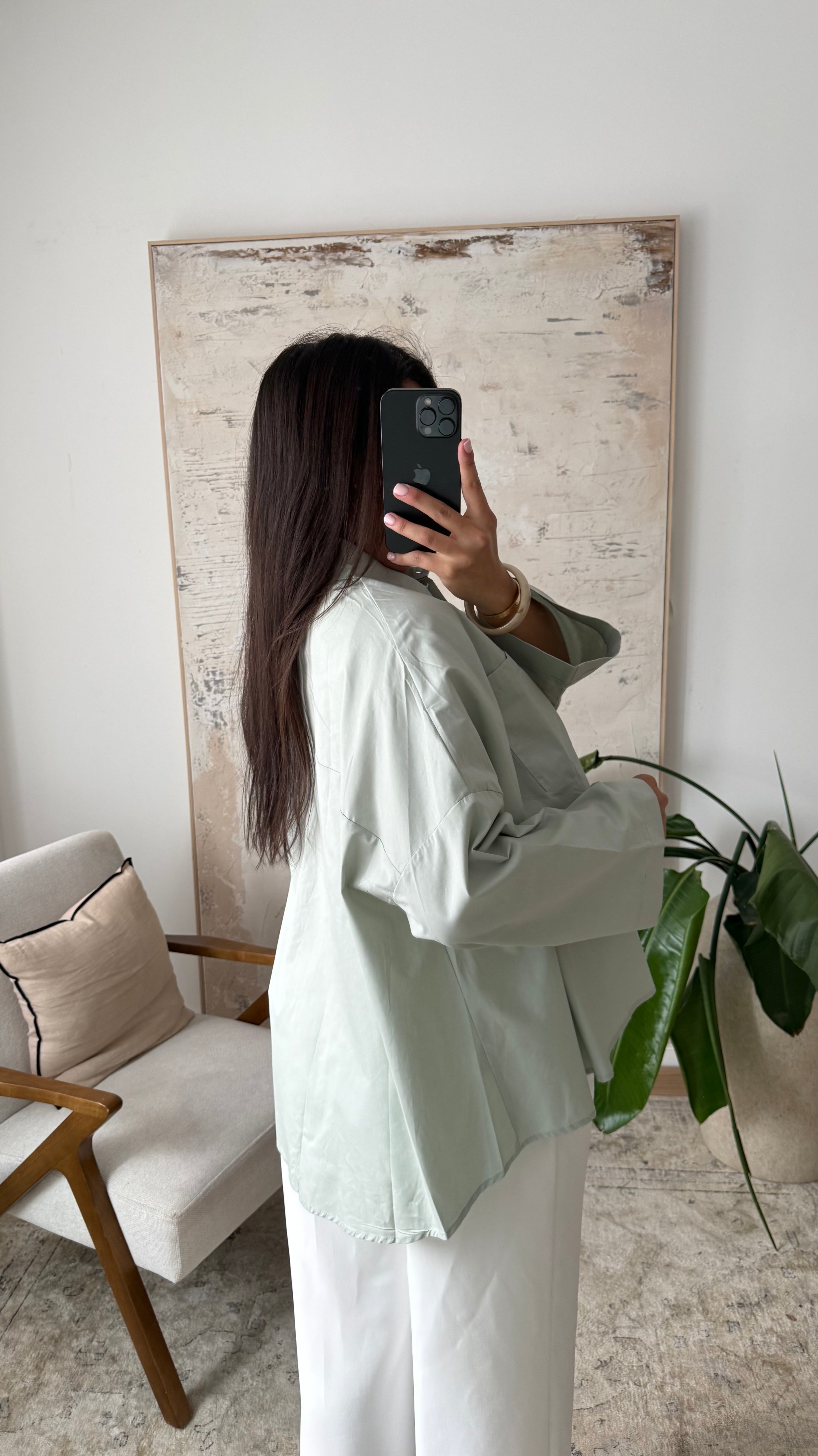 Blouse asymétrique oversize
