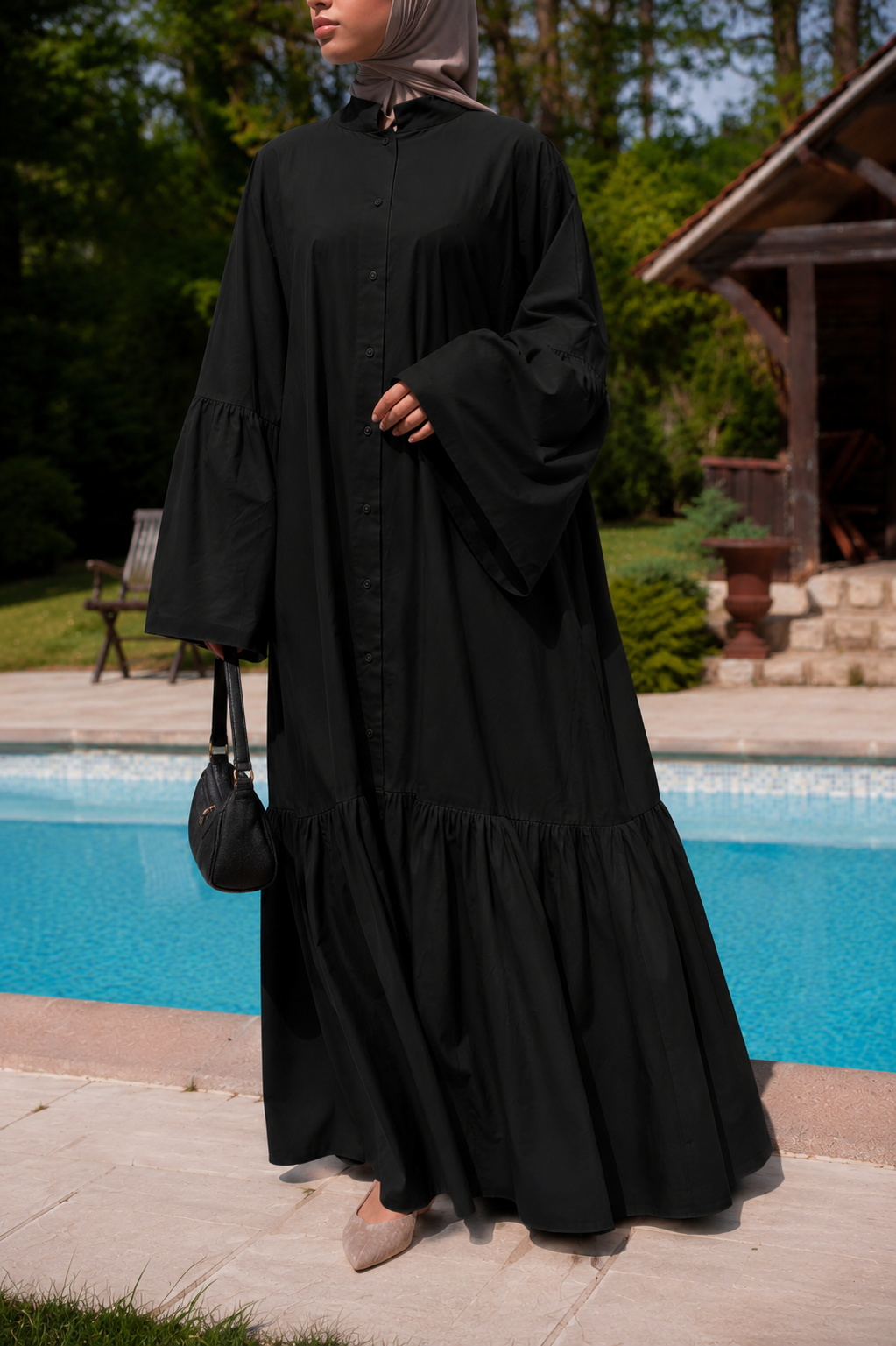 Robe Longue Premium 100 % Coton – Élégance et Confort au Quotidien