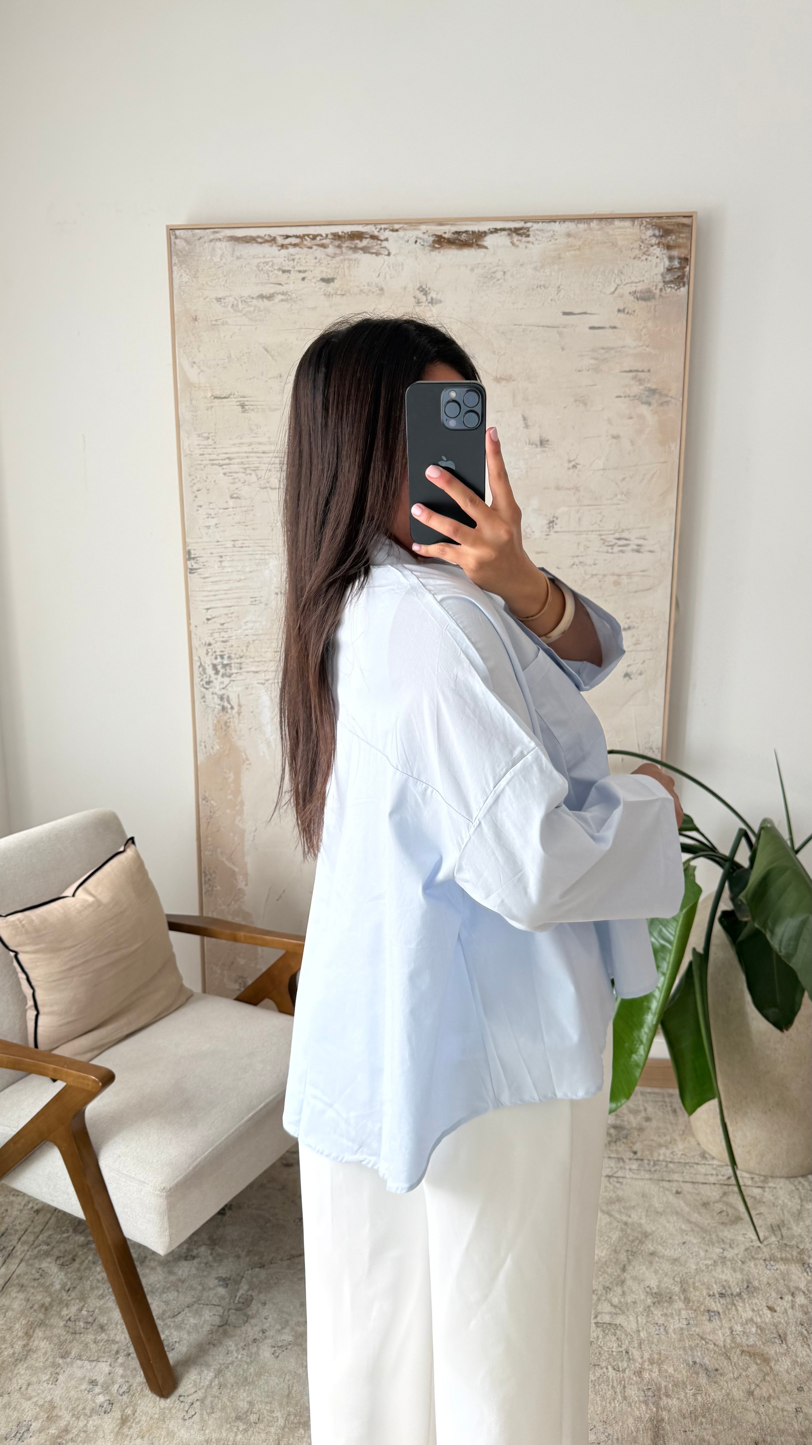 Blouse asymétrique oversize