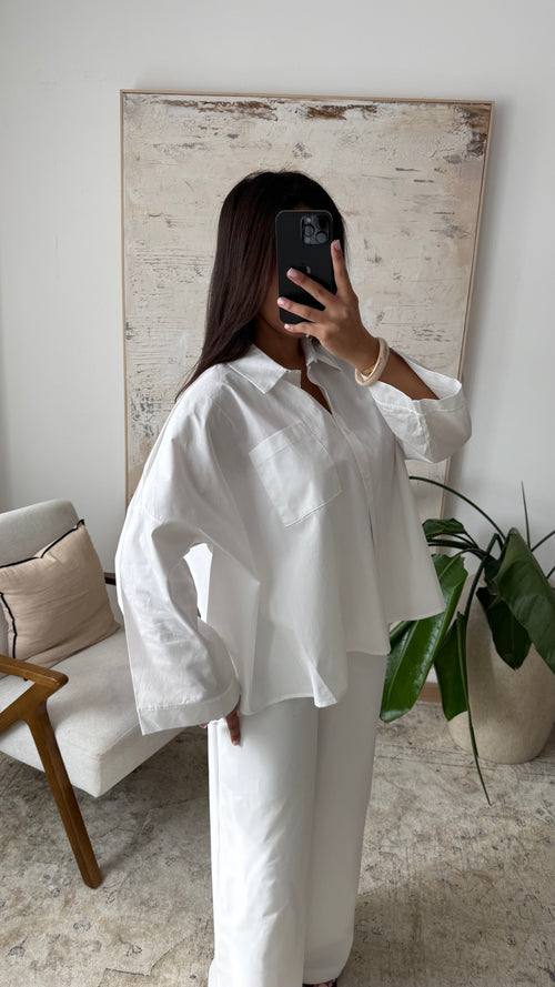Blouse asymétrique oversize