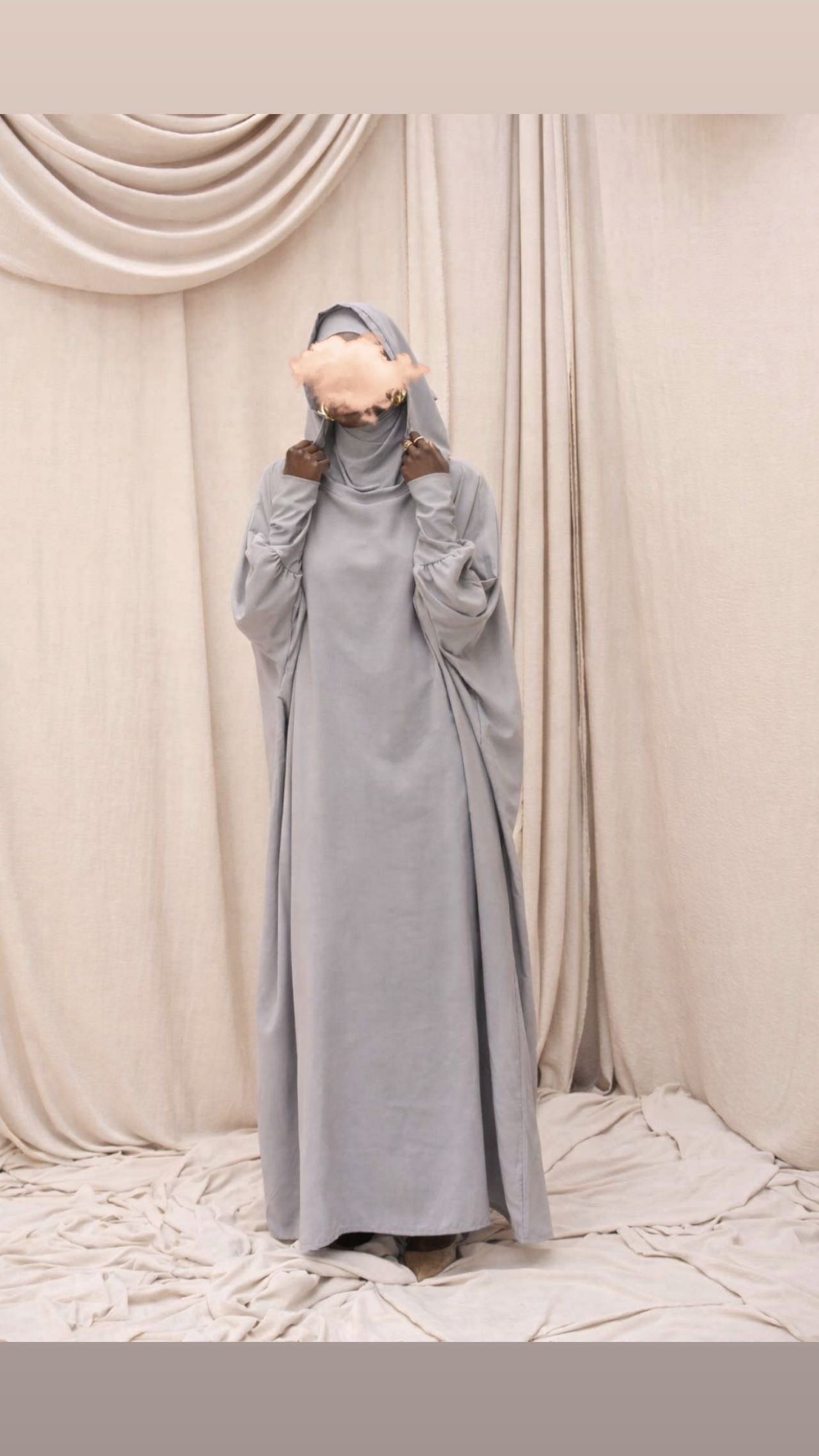 Robe de prière avec voile intégré