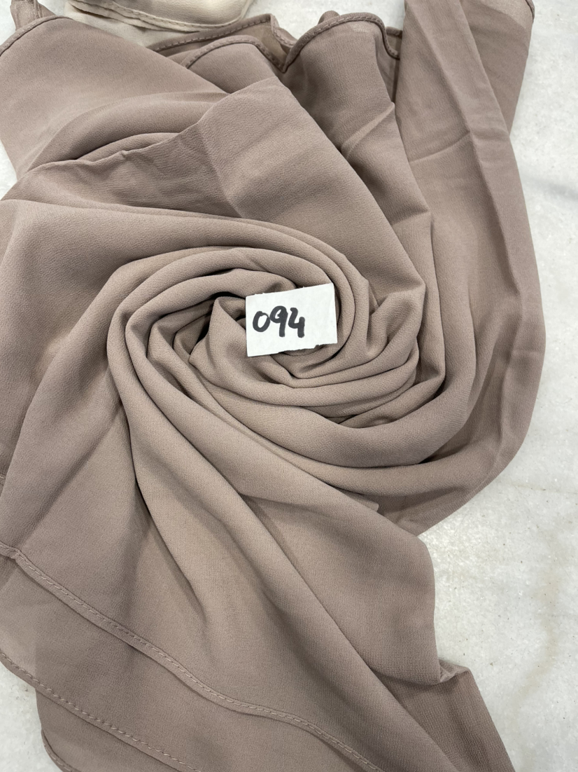 Hijab en mousseline