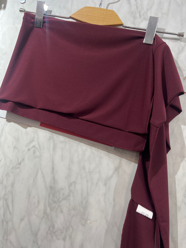 Hijab avec attaches en jersey premium