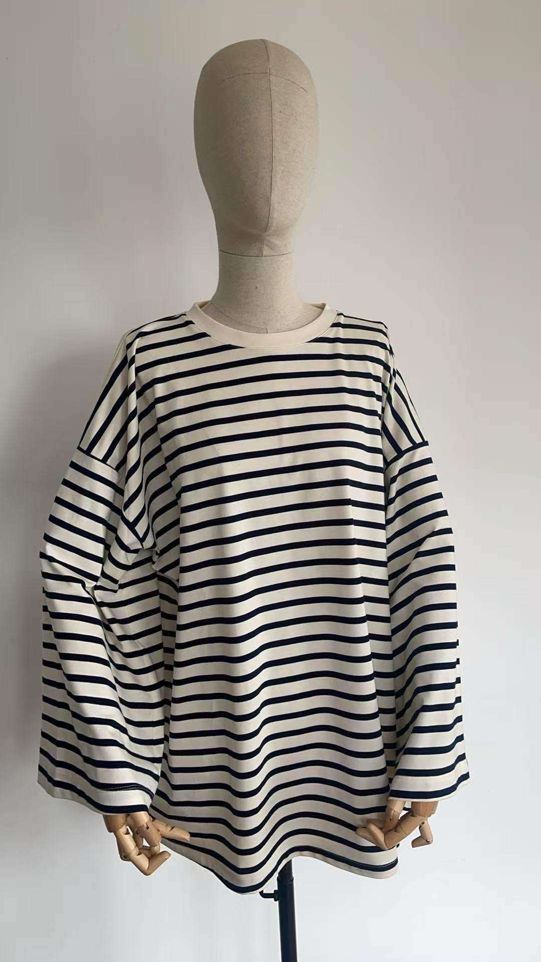 Tee-shirt marinière en coton