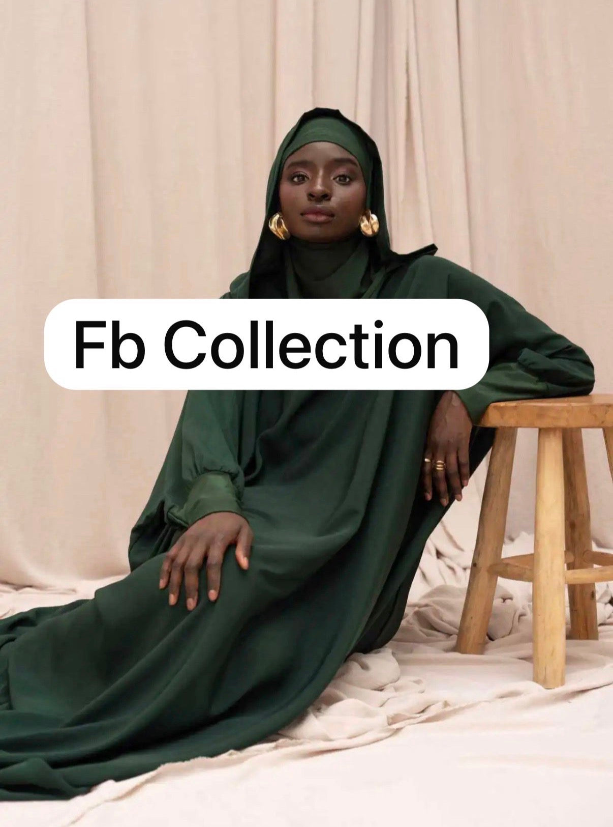 Robe de prière avec voile intégré